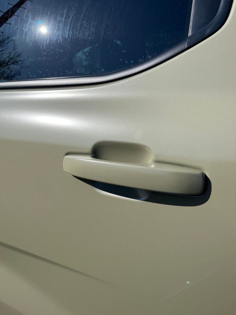 Detail kľučky dverí Ford Ranger po celopolepe